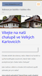 Mobile Screenshot of chalupabzove.cz
